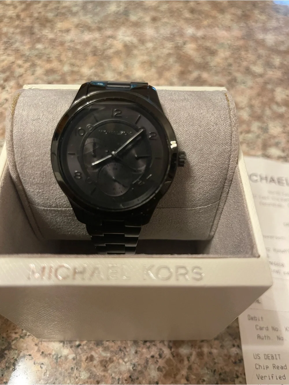 Michael Kors Black Women’s Chronograph Watch